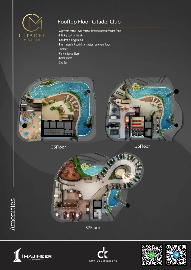Citadel Manor TTP2 Phnom Penh | 37-Floor Condo from $78,000