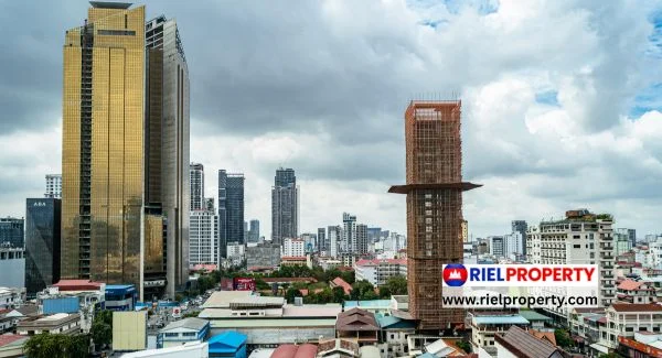 Modern condominium buildings in Phnom Penh representing Cambodia rental yields and property investment opportunities in 2026