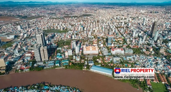 Land development and growth corridors around Techo International Airport and Ring Road 3 in Phnom Penh, Cambodia